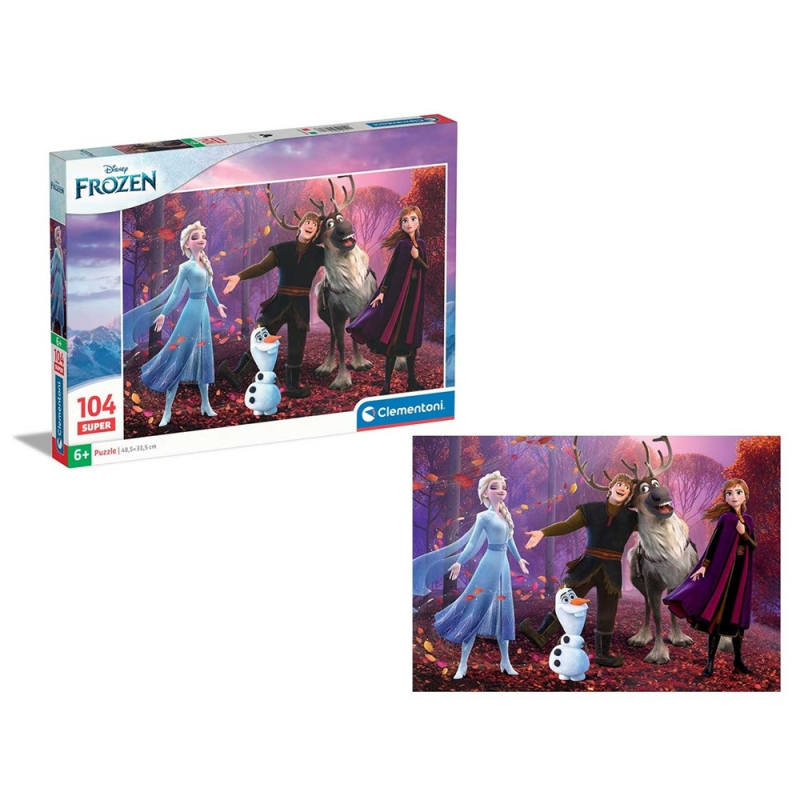 Παιδικό Puzzle Disney Frozen 104pcs Clementoni