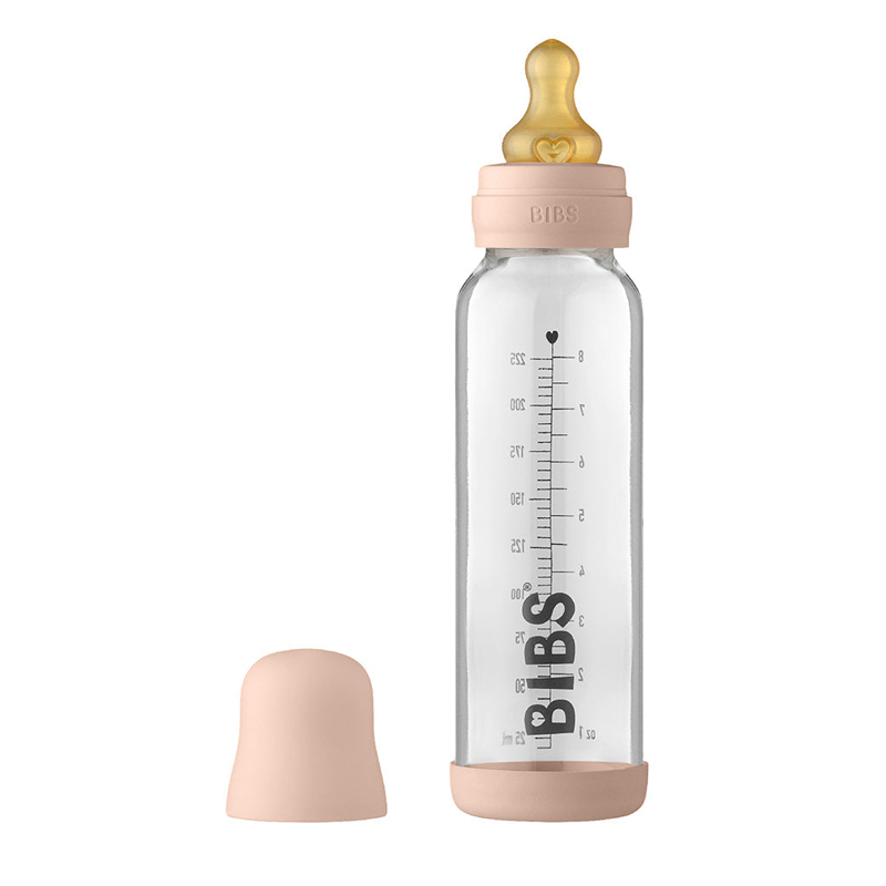 Bibs Γυάλινο Μπιμπερό Κατά των Κολικών Blush 225ml