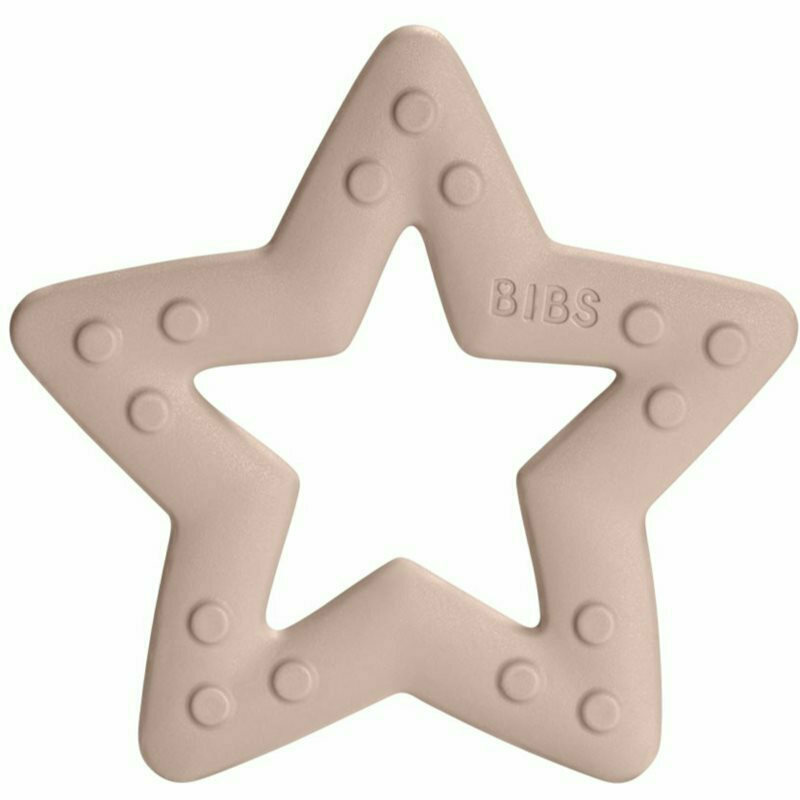 Bibs Μασητικός Κρίκος Οδοντοφυΐας "Bitie Star" Blush από Σιλικόνη για 2 m+