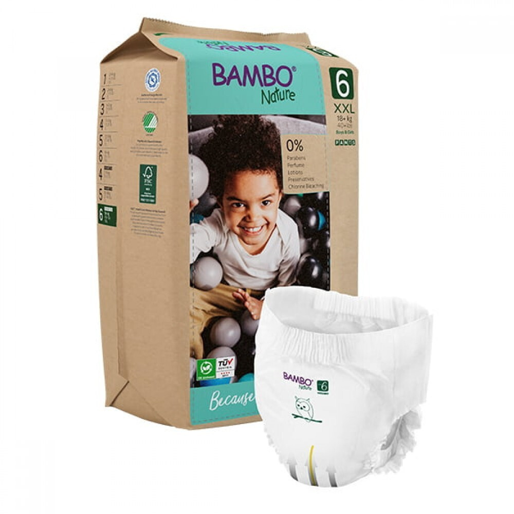 Bambo Nature Eco Friendly Πάνες Βρακάκι No6 Για 18+Kg 18Τμχ