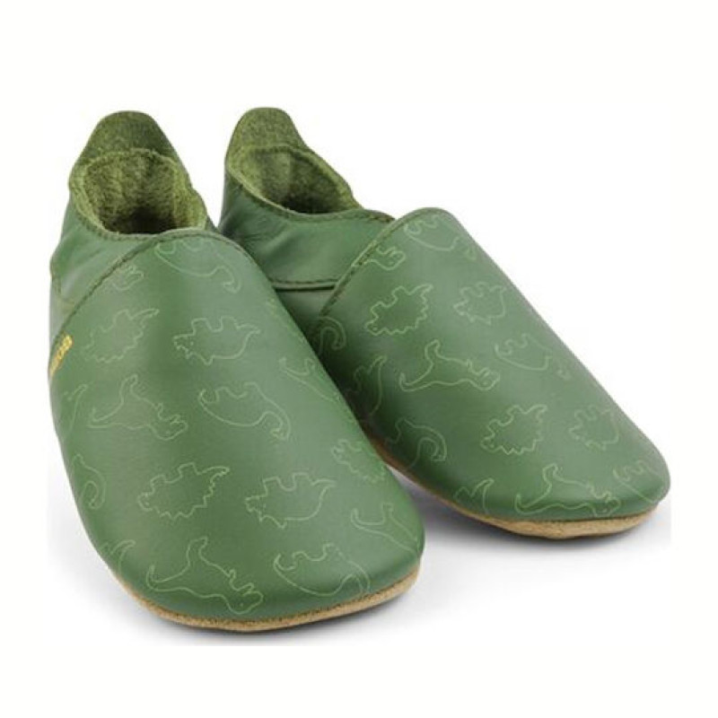 Bobux Παντοφλάκια Soft Sole Dino Olive