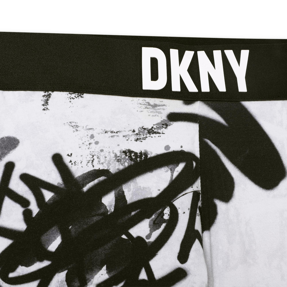 DKNY Παιδικό Κολάν Λευκό-Μαύρο