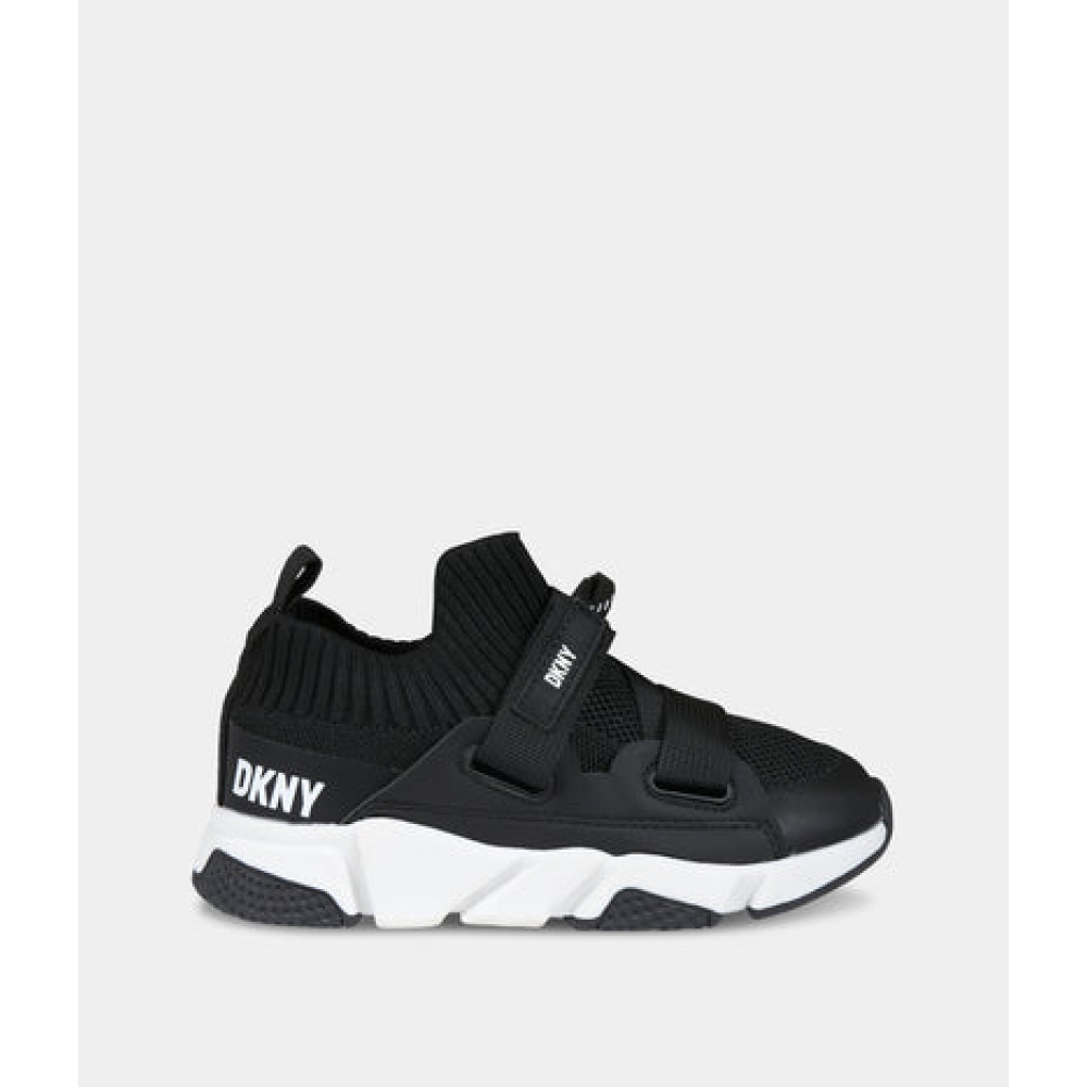 DKNY Παιδικά Παπούτσια Αθλητικά Sneakers Μαύρο/Λευκό