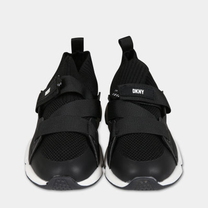 DKNY Παιδικά Παπούτσια Αθλητικά Sneakers Μαύρο/Λευκό