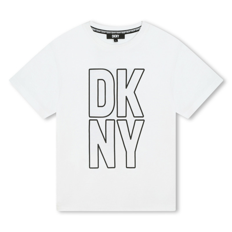 DKNY Κοντομάνικη Μπλούζα Λευκή