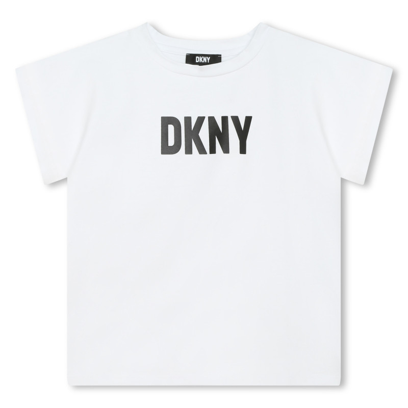 DKNY Κοντομάνικη Μπλούζα Λευκή