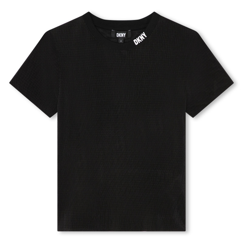 DKNY Κοντομάνικη Μπλούζα Μαύρη