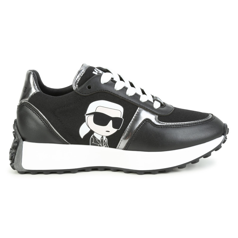 Karl Lagerfeld Παιδικά Παπούτσια Sneakers Μαύρα