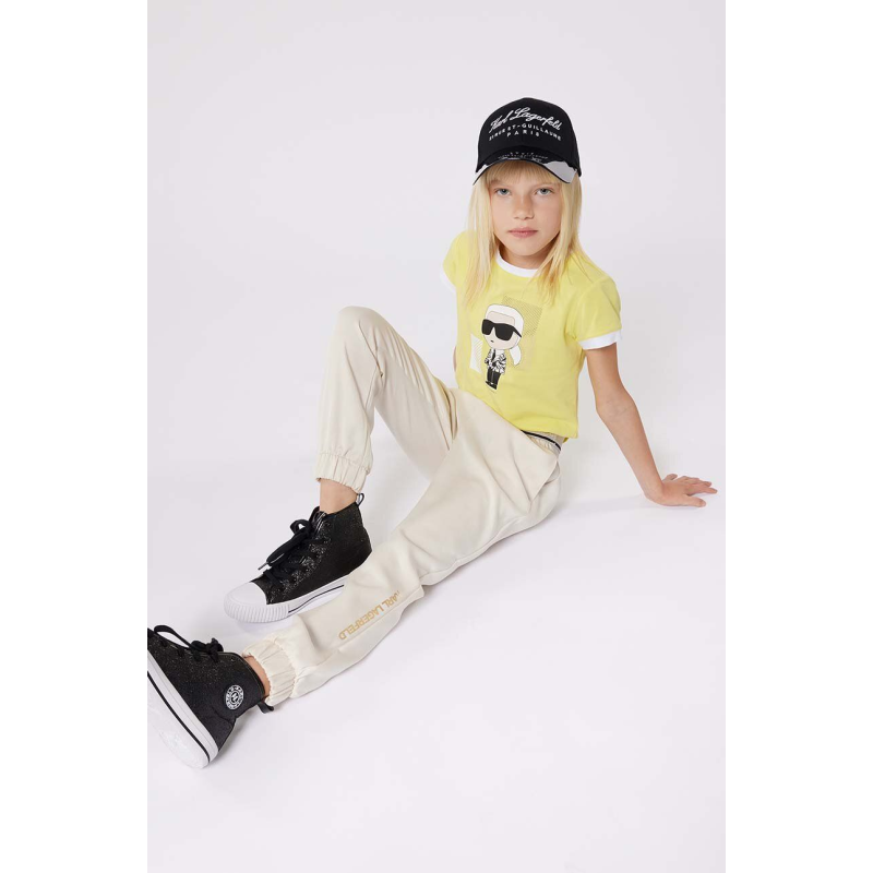 Karl Lagerfeld Παιδική Μπλούζα Κίτρινη