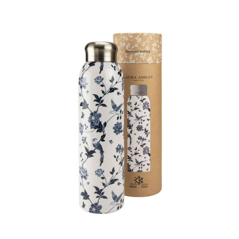 Laura Ashley Petit Fleur Μπουκάλι Θερμός Λευκό 500ml