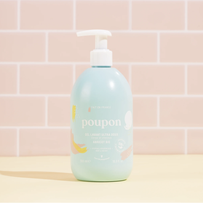 Poupon Gel Αφρόλουτρο και Σαμπουάν 2in1 500ml