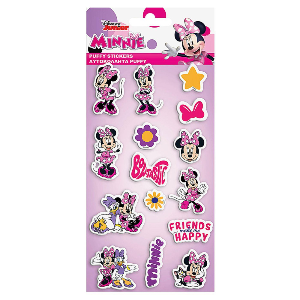 Disney Αυτοκόλλητα Puffy Minnie 22x10cm