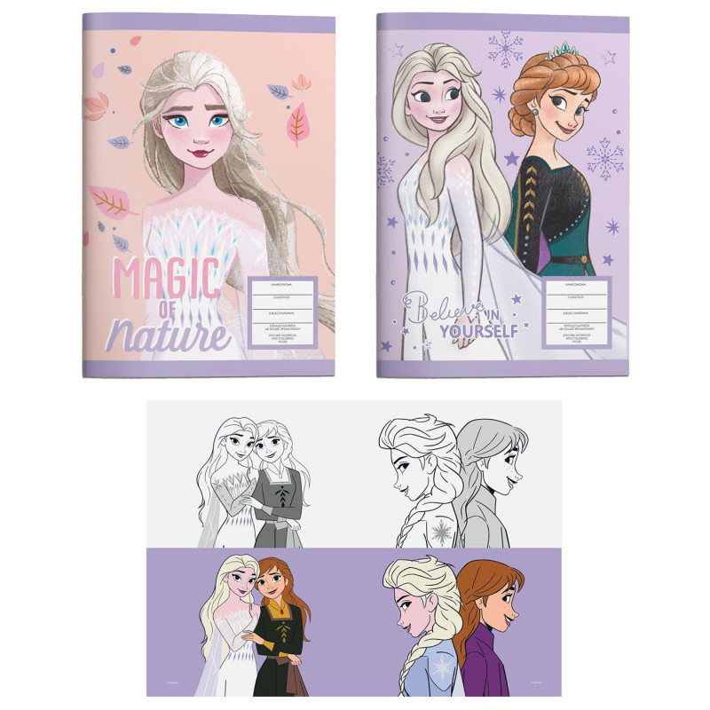 Disney Τετράδιο 40 Φύλλων Frozen 2 17x25 cm