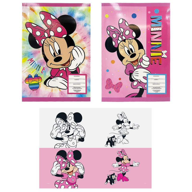 Disney Τετράδιο 40 Φύλλων Minnie 17x25 cm