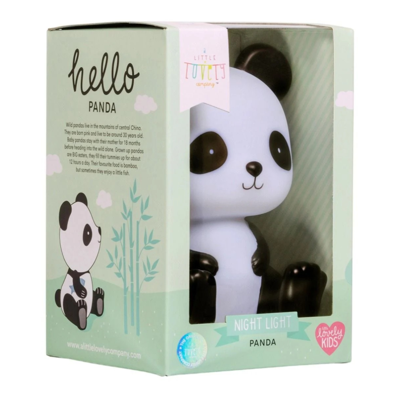 A Little Lovely Company Led Παιδικό Διακοσμητικό Φωτιστικό Panda 12 x 19 x 13 cm