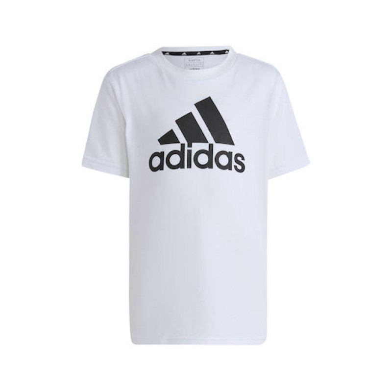 Adidas Παιδική Μπλούζα Κοντομάνικη Άσπρη Essentials