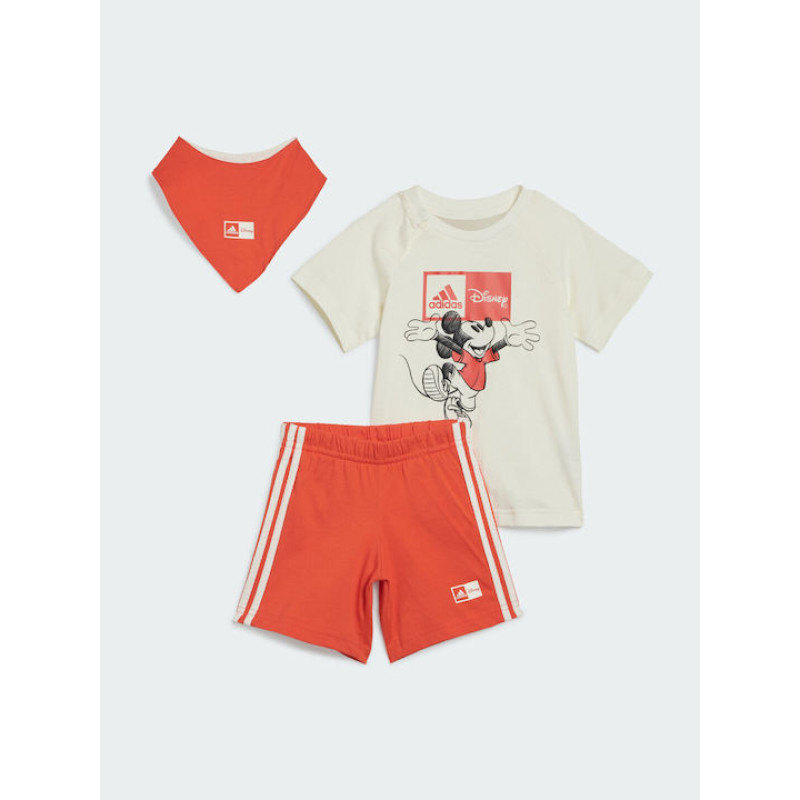 Adidas Παιδικό Σετ Φόρμας Λευκό Disney Mickey Mouse Gift Set