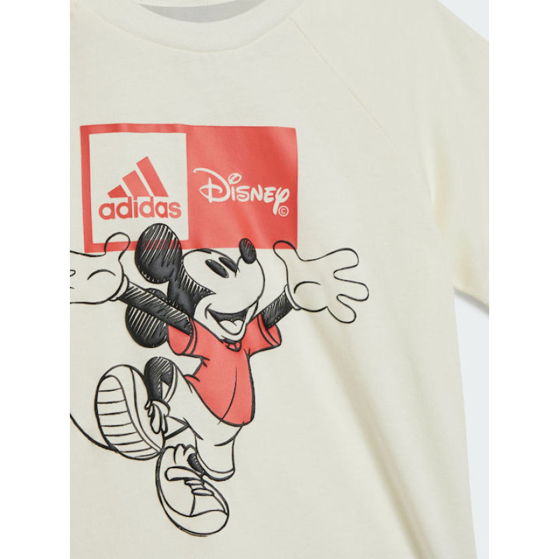 Adidas Παιδικό Σετ Φόρμας Λευκό Disney Mickey Mouse Gift Set