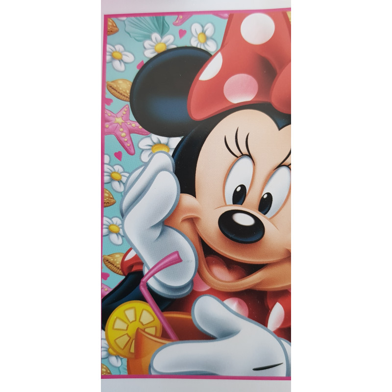 Παιδική Πετσέτα Θαλάσσης Minnie Mouse 70X140 cm Ροζ