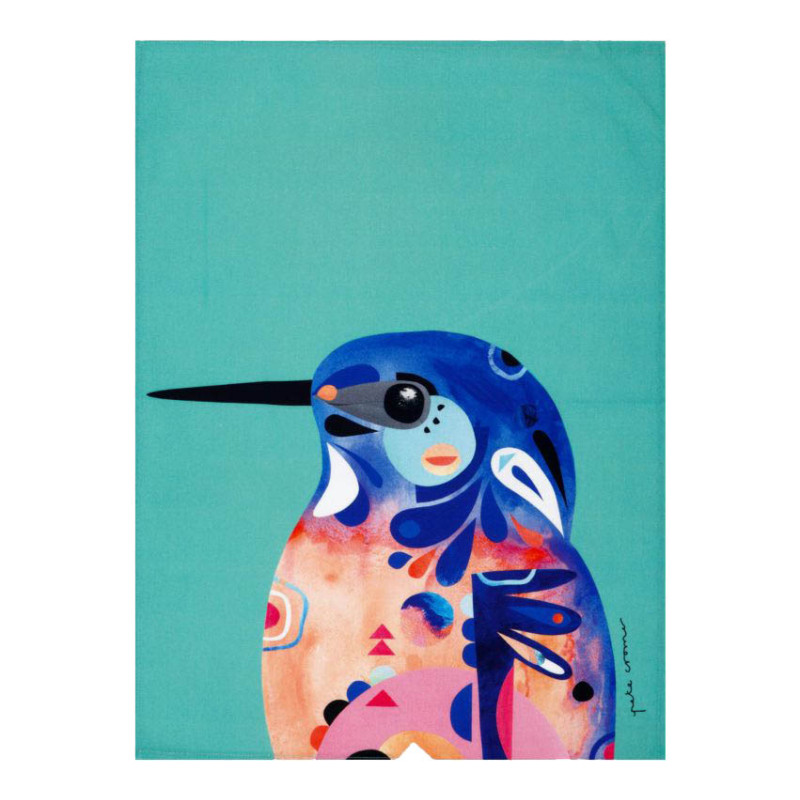 Βαμβακερή Πετσέτα Φαγητού  Azure Kingfisher 50x70 cm