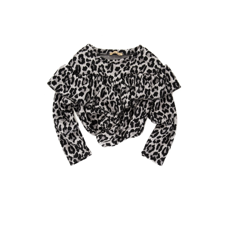 Lol The Brand The Important Leopard Blouse