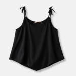 Παιδικό Μαύρο Top Για Κορίτσι Με Τιράντες 100% Viscose