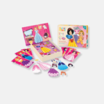 HappiHobbi Πριγκίπισσες Dress Up – 34 Εκπαιδευτικοί Μαγνήτες για Παιδιά 3+ - Image 2