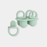 Φόρμα Σιλικόνης Για Παγωτό Ξυλάκι Mushie Cambridge Blue | Silicone Ice Pop Mold για Μωρά