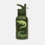 A Little Lovely Company Παιδικό Ανοξείδωτο Παγούρι Θερμός Crocodiles 350ml Με Καλαμάκι