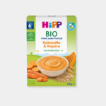 HiPP Bio Κρέμα Δημητριακών Με Κολοκύθα & Καρότο Από Τον 6ο Μήνα 200g