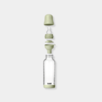 BIBS Γυάλινο Μπιμπερό 240ml Με Θηλή Σιλικόνης Sage - Image 3