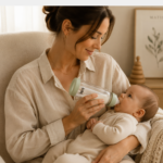 BIBS Γυάλινο Μπιμπερό 240ml Με Θηλή Σιλικόνης Sage - Image 2