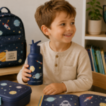 A Little Lovely Company Παιδικό Ανοξείδωτο Παγούρι Θερμός Space 350ml Με Καλαμάκι - Image 2