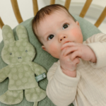 Πανάκι Παρηγοριάς Miffy Flowers Πράσινο | Βρεφικό Doudou Αγκαλιάς - Image 4