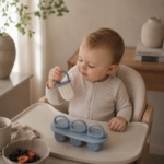 Φόρμα Σιλικόνης Για Παγωτό Ξυλάκι Mushie Tray | Silicone Ice Pop Mold για Μωρά - Image 2