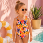 Teeter Totter Yellow Sophia Παιδικό Ολόσωμο Μαγιό Για Κορίτσι UPF50+ - Image 2