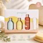 Παιδικό Σετ Περιποίησης Ταξιδιού Poupon 4τμχ Με Σαμπουάν & Αφρόλουτρο - Image 2