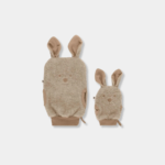 BIBS Kangaroo Γάντια Μπάνιου Από Βιολογικό Βαμβάκι Σετ 2τμχ Vanilla
