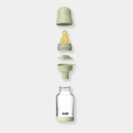 BIBS Γυάλινο Μπιμπερό 120ml Με Θηλή Latex Sage - Image 2