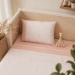 Oliver Baby Σετ Σεντόνια Κούνιας Sophie La Girafe 3 Τεμαχίων 110x170cm - Image 2