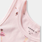 Σετ 2 Παιδικά Φανελάκια Κοριτσιού Name It Pearl Floral Tank Top - Image 2