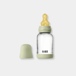 BIBS Γυάλινο Μπιμπερό 120ml Με Θηλή Latex Sage