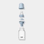 Πλαστικό Βρεφικό Μπιμπερό BIBS 150ml Baby Blue Με Θηλή Σιλικόνης - Image 2
