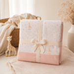Oliver Baby Σετ Σεντόνια Κούνιας Sophie La Girafe 3 Τεμαχίων 110x170cm