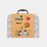 Παιδικό Σετ Μπάνιου Best Friends Σε Βαλιτσάκι Δώρου Με Αφρόλουτρο & Shower Gel - Image 3