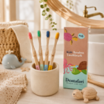 Dentafari Παιδικές Οδοντόβουρτσες Bamboo 4 Τεμαχίων - Image 2