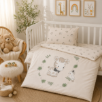 Lorelli Cosy Jungle Σετ Ύπνου Μωρού 3 Τεμαχίων 100% Βαμβάκι Μπεζ - Image 2