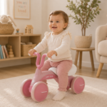 Lorelli Zig Zag Ποδήλατο Ισορροπίας Ride On Pink 12-36 Μηνών - Image 3