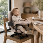 Lorelli EGO Booster Seat Φορητό Καρεκλάκι Φαγητού Beige - Image 3