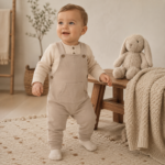 Μακριά Σαλοπέτα Mayoral Newborn Μπεζ - Image 2
